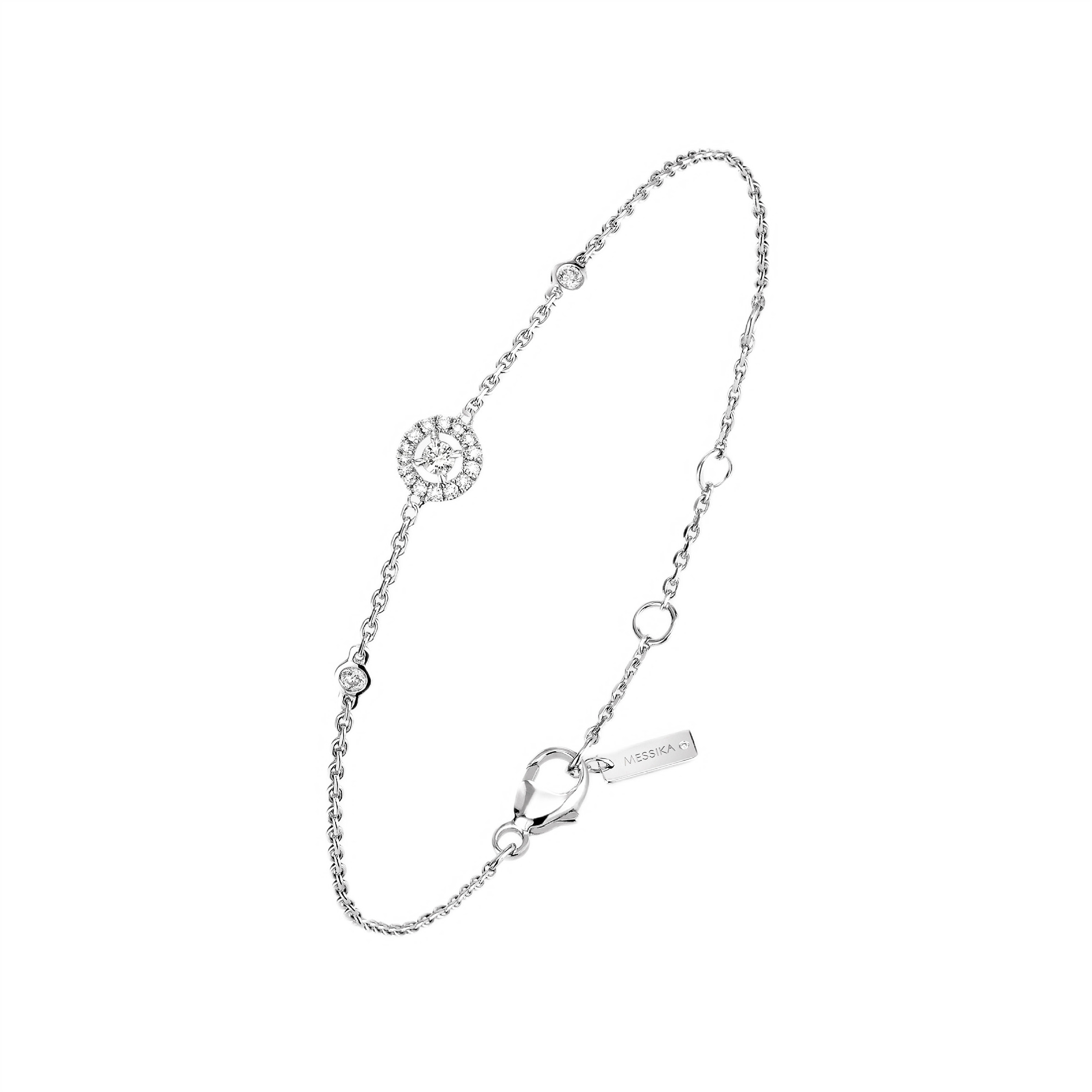 Women Jewellery  MESSIKA, Joy XS Diamond White Gold Bracelet, SKU: 05337-WG | watchapproach.com