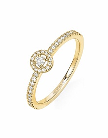 Joy PM Diamond Yellow Gold Small Size Ring