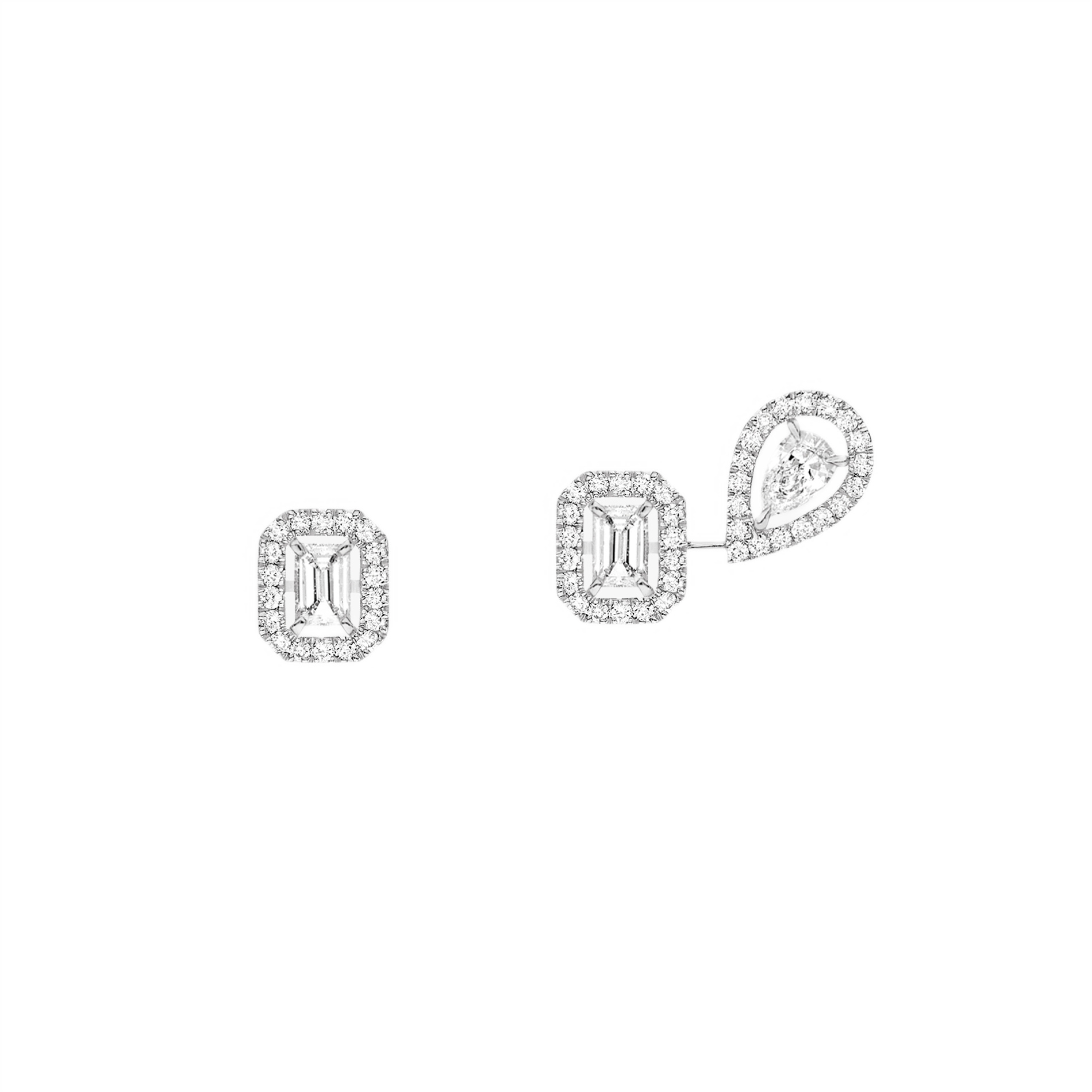 Women Jewellery  MESSIKA, My Twin Earrings, SKU: 07004-WG | watchapproach.com