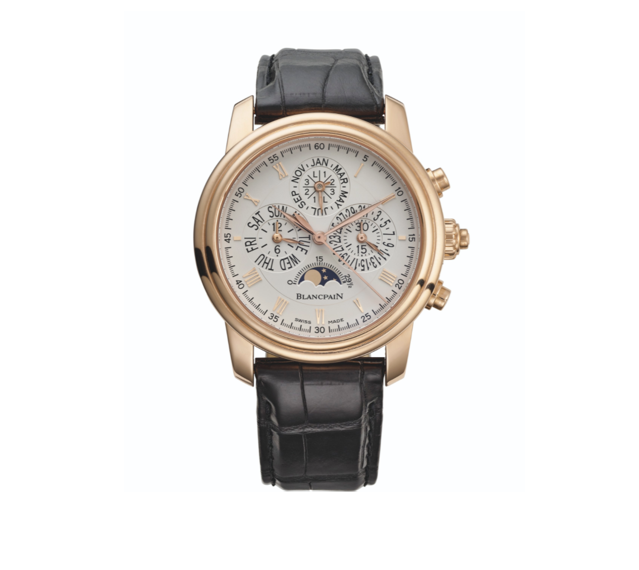 Men's watch / unisex  BLANCPAIN, Le Brassus Chronograph Perpetual / 42mm, SKU: 4286P-3642A-55B | watchapproach.com