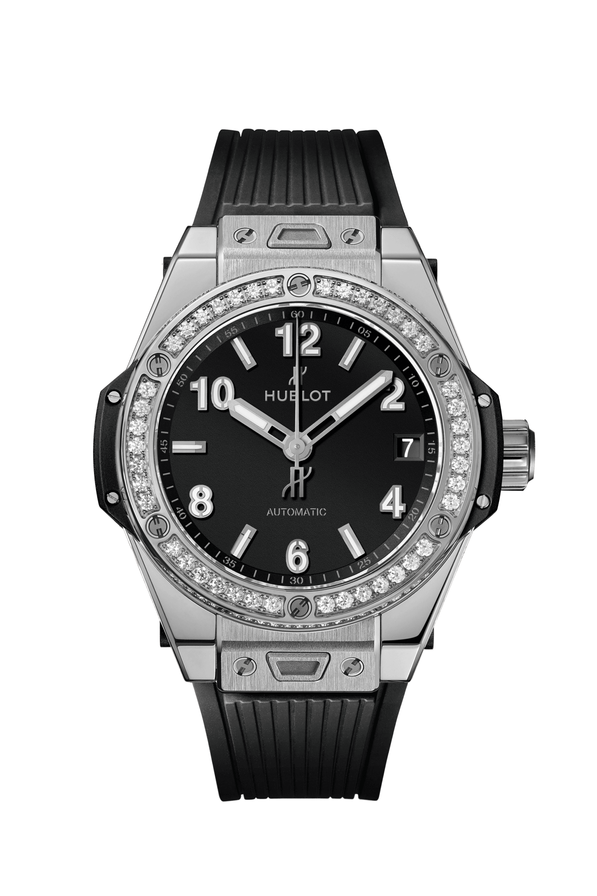 Ladies' watch  HUBLOT, Big Bang One Click Steel Diamonds / 39mm, SKU: 465.SX.1170.RX.1204 | watchapproach.com