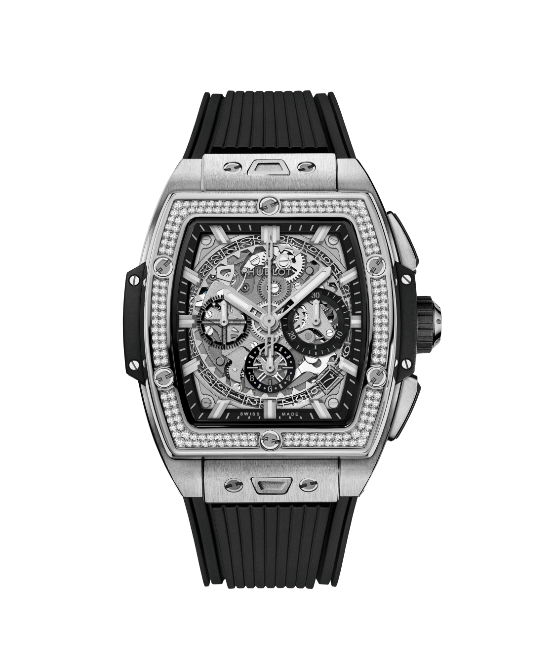 Men's watch / unisex  HUBLOT, Spirit Of Big Bang Titanium Diamonds / 42mm, SKU: 642.NX.0170.RX.1104 | watchapproach.com