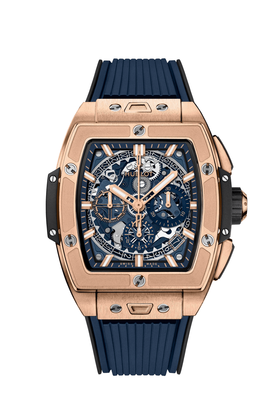 Men's watch / unisex  HUBLOT, Spirit Of Big Bang King Gold Blue / 42mm, SKU: 642.OX.7180.RX | watchapproach.com