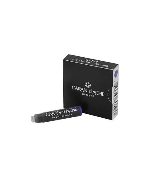  CARAN D’ACHE, Cartridges Blue Fountain Pen, SKU: 8022.140 | watchapproach.com
