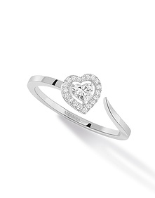 Joy Cœur 0.15ct Diamond White Gold Ring