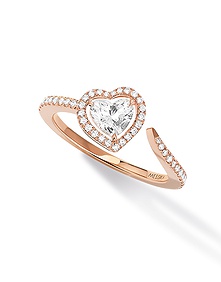Joy Cœur 0.40ct Diamond Pink Gold Ring
