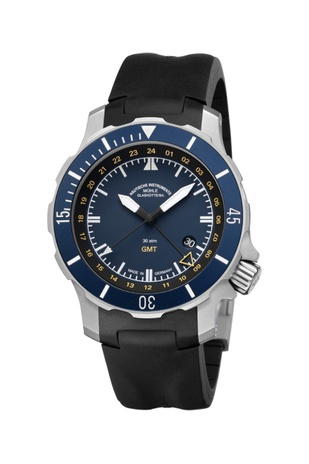 Men's watch / unisex  MÜHLE-GLASHÜTTE, S.A.R. Seebataillon GMT / 45mm, SKU: M1-28-62-KB | watchapproach.com