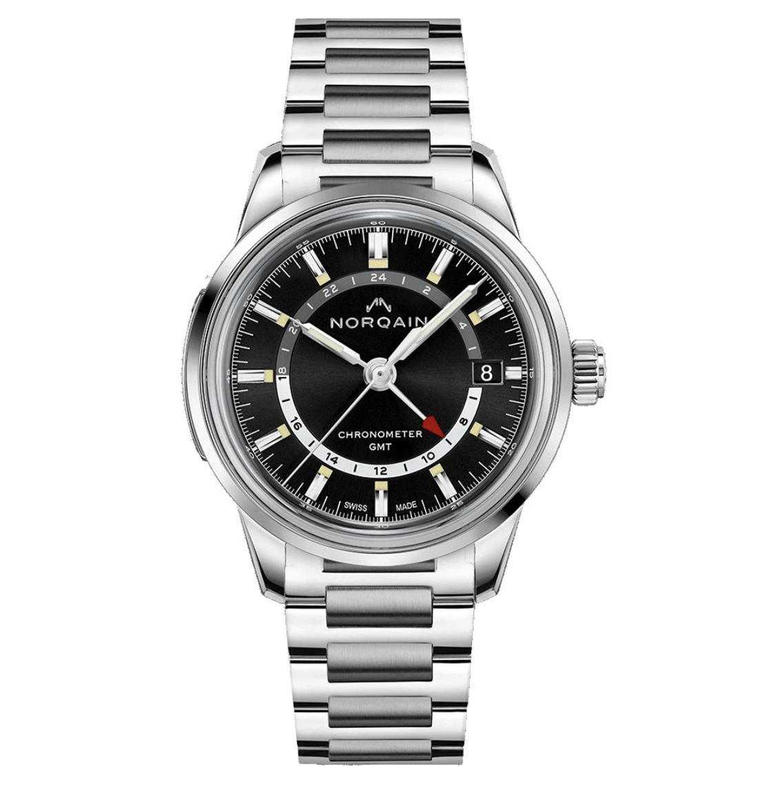 Men's watch / unisex  NORQAIN, Freedom 60 GMT / 40mm, SKU: NN2100SG/B211/201SG | watchapproach.com