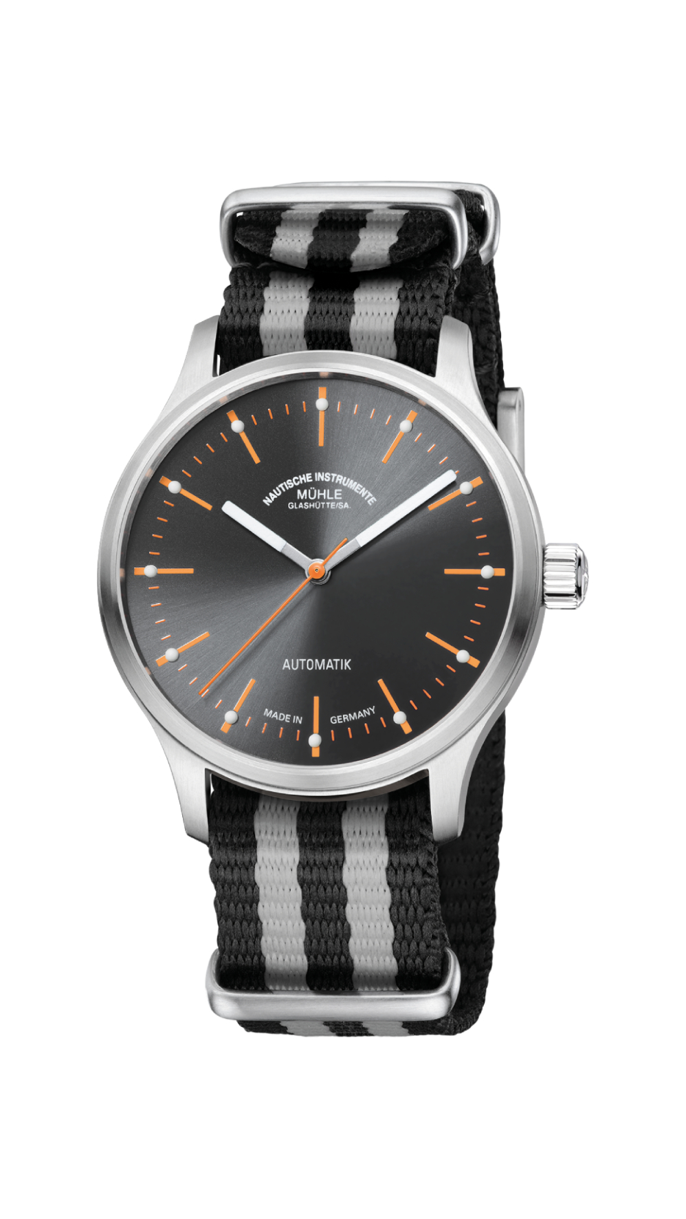Men's watch / unisex  MÜHLE-GLASHÜTTE, Panova Grey / 40mm, SKU: M1-40-75-NB-IV | watchapproach.com