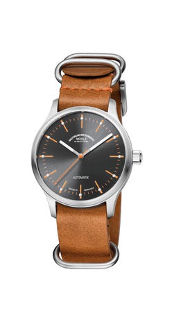 Men's watch / unisex  MÜHLE-GLASHÜTTE, Panova Grey / 40mm, SKU: M1-40-75-LB-II | watchapproach.com