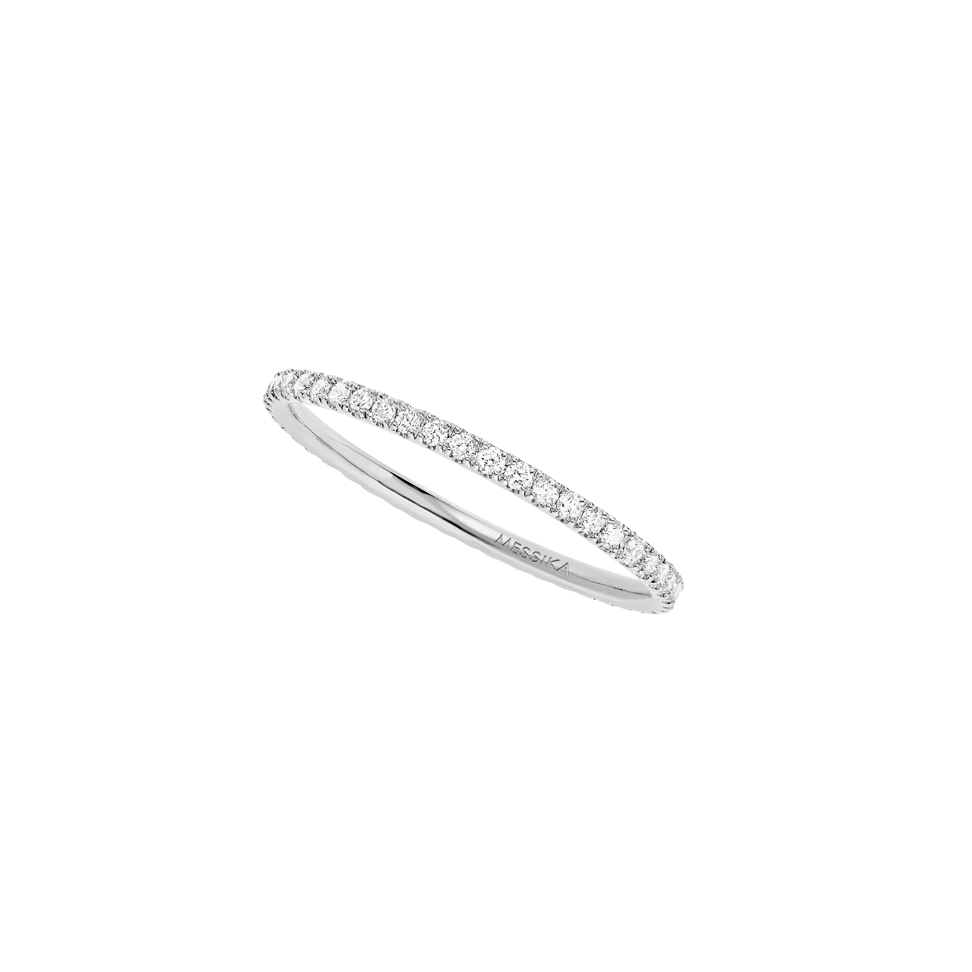 Women Jewellery  MESSIKA, Gatsby XS Diamond White Gold Wedding Ring, SKU: 05064-WG | watchapproach.com