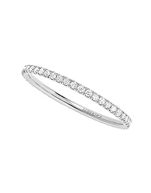 Gatsby XS Diamond White Gold Wedding Ring