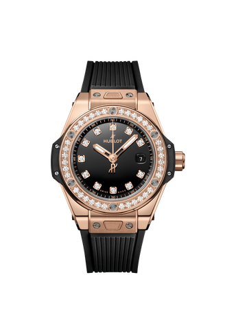 Ladies' watch  HUBLOT, Big Bang One Click King Gold Diamonds / 33mm, SKU: 485.OX.1280.RX.1204 | watchapproach.com