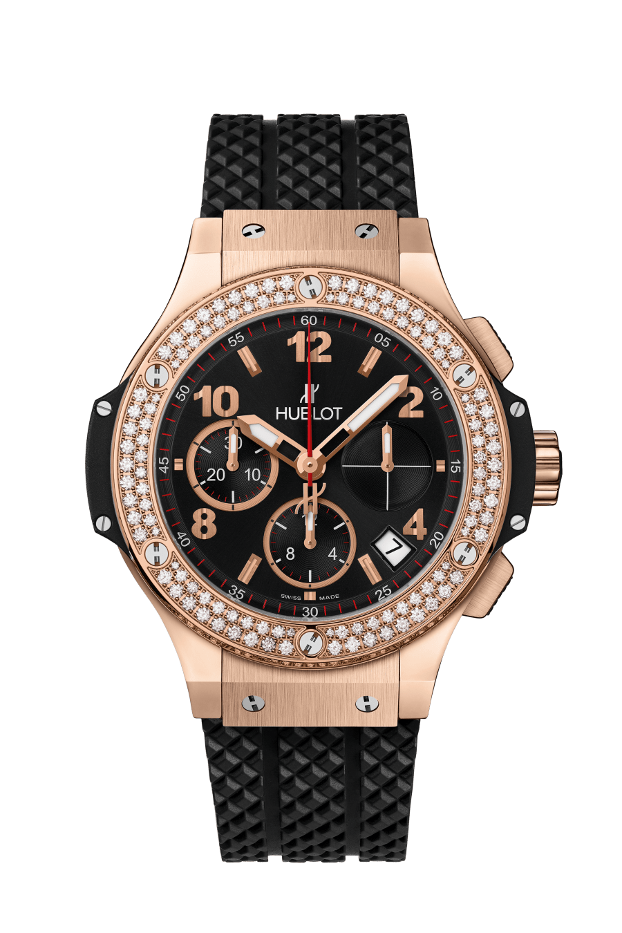 Men's watch / unisex  HUBLOT, Big Bang Gold Diamonds / 41mm, SKU: 341.PX.130.RX.114 | watchapproach.com