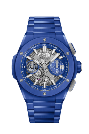 Men's watch / unisex  HUBLOT, Big Bang Integrated Blue Indigo Ceramic / 42mm, SKU: 451.EX.5129.EX | watchapproach.com