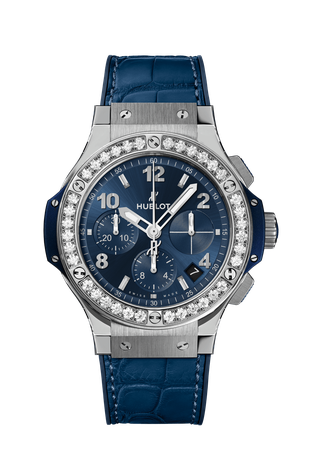Ladies' watch  HUBLOT, Big Bang Steel Blue Diamonds / 41mm, SKU: 341.SX.7170.LR.1204 | watchapproach.com