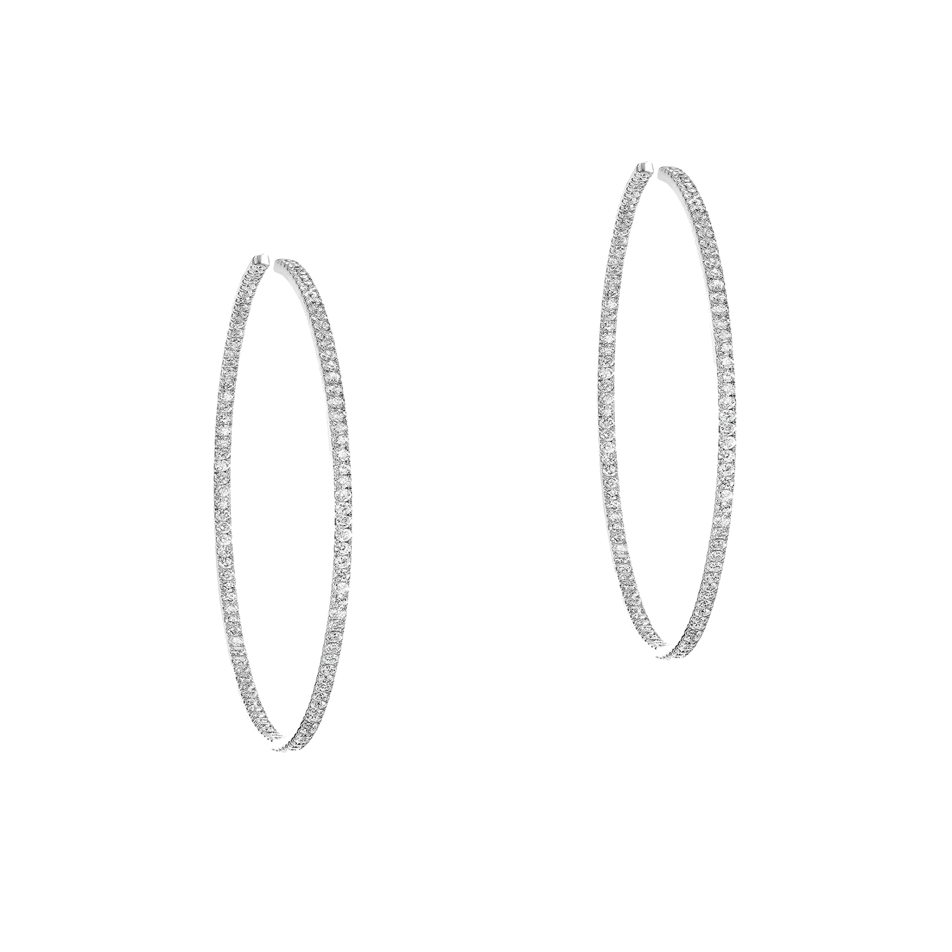 Women Jewellery  MESSIKA, Gatsby S Hoop Earrings, SKU: 04687-WG | watchapproach.com