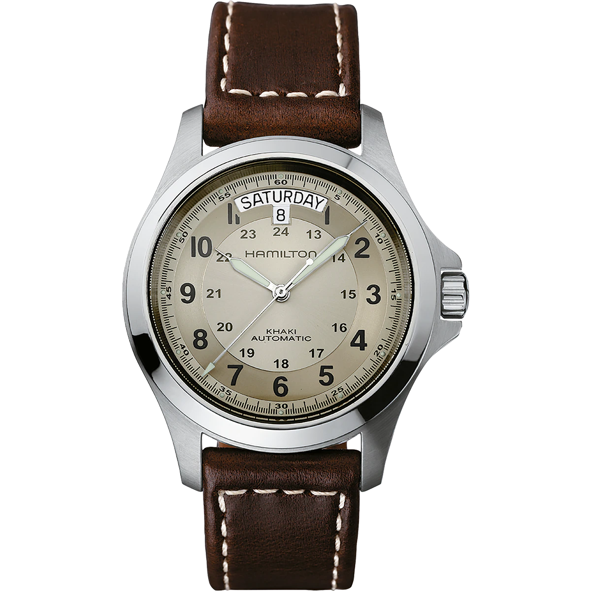 Men's watch / unisex  HAMILTON, Khaki Field King Auto /40mm, SKU: H64455523 | watchapproach.com