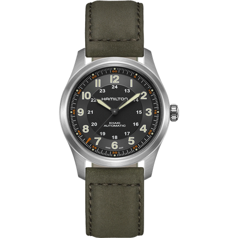 Men's watch / unisex  HAMILTON, Khaki Field Titanium Auto / 38mm, SKU: H70205830 | watchapproach.com