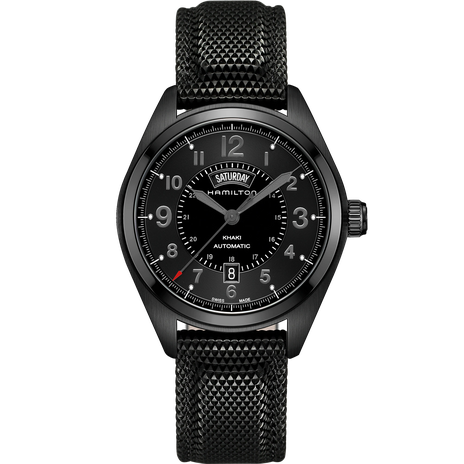 Men's watch / unisex  HAMILTON, Khaki Field Day Date Auto / 42mm, SKU: H70695735 | watchapproach.com
