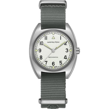 Men's watch / unisex  HAMILTON, Khaki Aviation Pilot Pioneer Mechanical / 36mm x 33mm, SKU: H76419951 | watchapproach.com