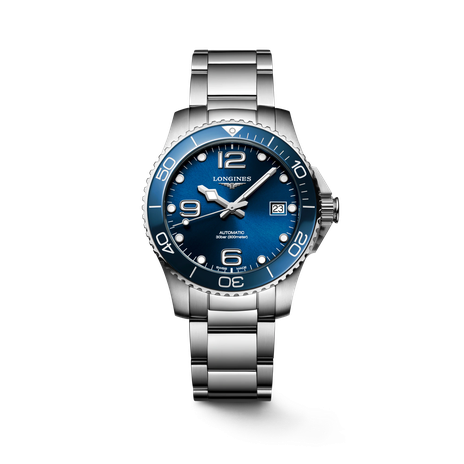 Men's watch / unisex  LONGINES, HydroСonquest / 39mm, SKU: L3.780.4.96.6 | watchapproach.com