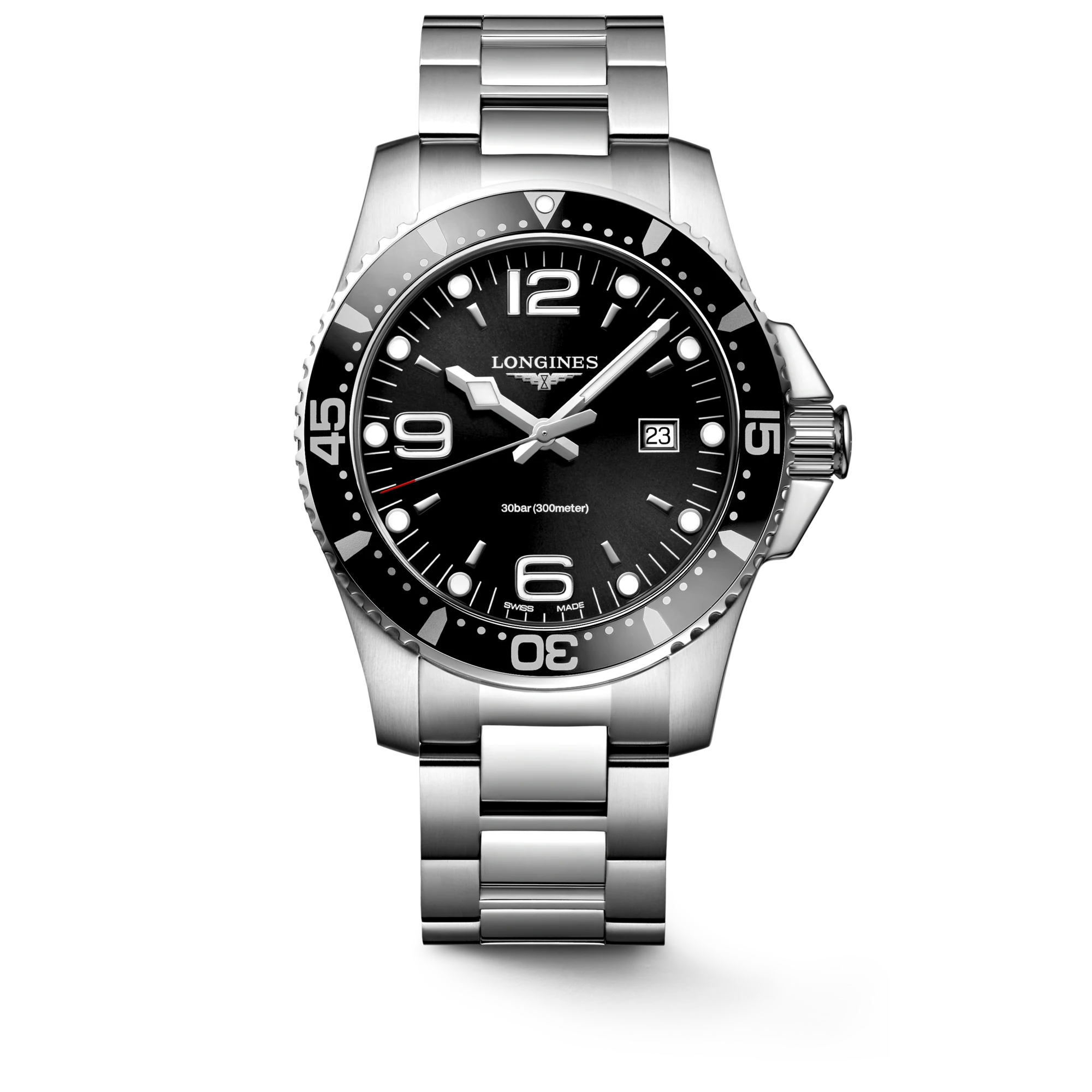 Men's watch / unisex  LONGINES, HydroConquest / 44mm, SKU: L3.840.4.56.6 | watchapproach.com