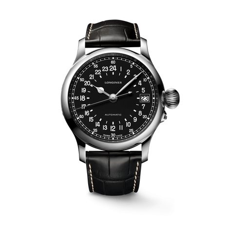 Men's watch / unisex  LONGINES, Heritage Avigation TWENTY-FOUR HOURS / 47.50mm, SKU: L2.751.4.53.4 | watchapproach.com
