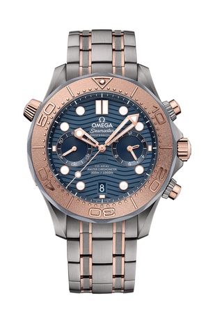 Men's watch / unisex  OMEGA, Diver 300m Co Axial Master Chronometer Chronograph / 44mm, SKU: 210.60.44.51.03.001 | watchapproach.com