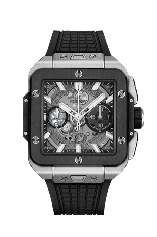 Men's watch / unisex  HUBLOT, Square Bang Unico Titanium Ceramic / 42mm, SKU: 821.NM.0170.RX | watchapproach.com