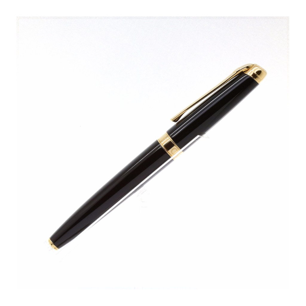 Léman Ebony Black Roller Pen