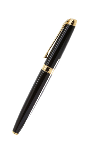 Léman Ebony Black Roller Pen