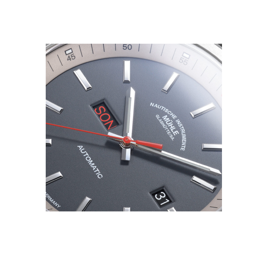 Men's watch / unisex  MÜHLE-GLASHÜTTE, 29ER Day/Date / 42.4 mm, SKU: M1-25-34-MB | watchapproach.com