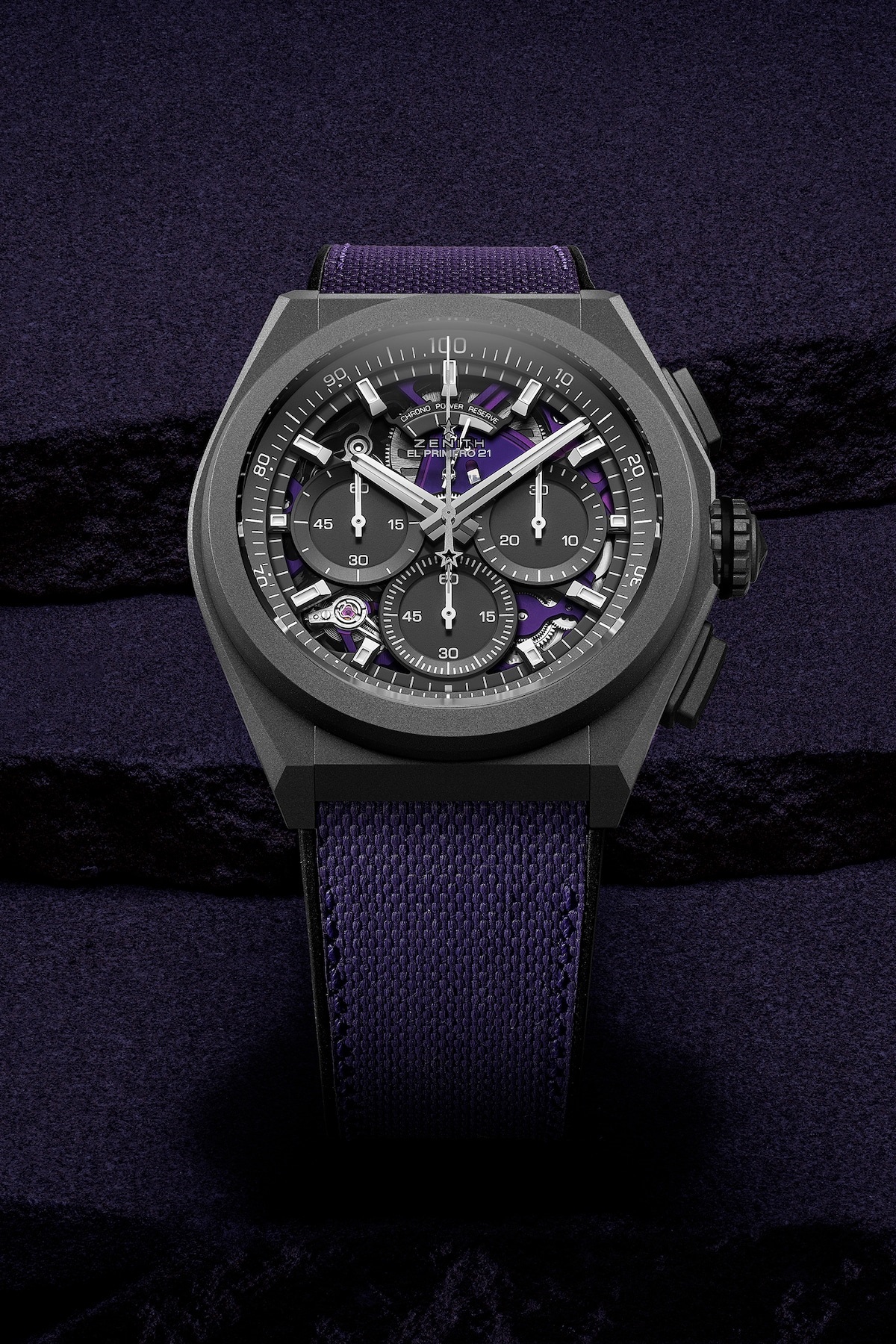 Men's watch / unisex  ZENITH, Defy 21 Ultraviolet / 44mm, SKU: 97.9001.9004/80.R922 | watchapproach.com