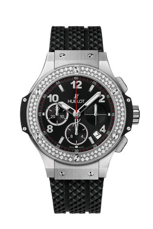 Men's watch / unisex  HUBLOT, Big Bang Steel Diamonds / 41mm, SKU: 341.SX.130.RX.114 | watchapproach.com