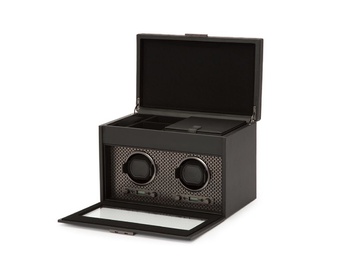  WOLF 1834, Axis Double Watch Winder With Storage, SKU: 469303 | watchapproach.com