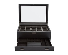  WOLF 1834, Axis 10pc Watch Box With Drawer, SKU: 488203 | watchapproach.com