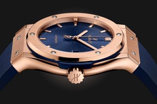 Men's watch / unisex  HUBLOT, Classic Fusion King Gold Blue / 42mm, SKU: 542.OX.7180.RX | watchapproach.com
