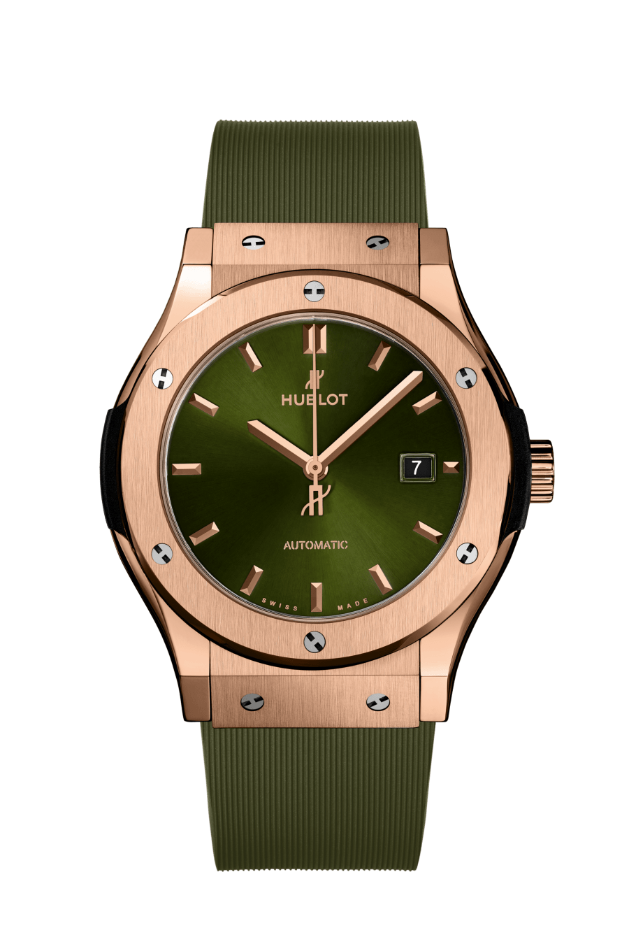 Men's watch / unisex  HUBLOT, Classic Fusion King Gold Green / 42mm, SKU: 542.OX.8980.RX | watchapproach.com