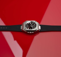 Men's watch / unisex  BELL & ROSS, BR 05 GMT / 41mm, SKU: BR05G-BL-ST/SRB | watchapproach.com