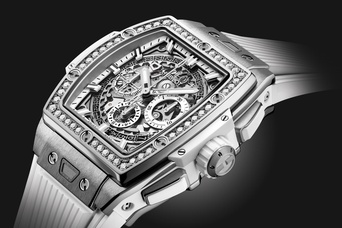 Men's watch / unisex  HUBLOT, Spirit of Big Bang Titanium White Diamonds / 42mm, SKU: 642.NE.2010.RW.1204 | watchapproach.com