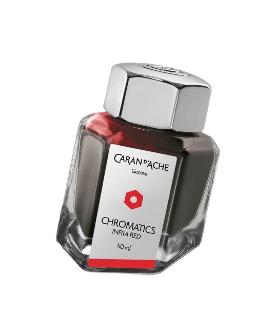  CARAN D’ACHE, Chromatics Infra Red Ink Bottle 50 ml, SKU: 8011.070 | watchapproach.com