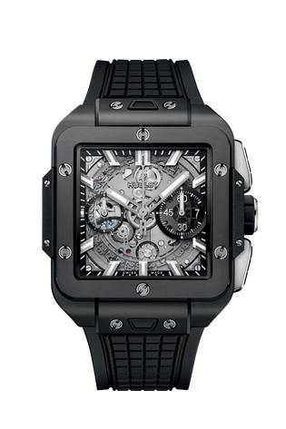 Men's watch / unisex  HUBLOT, Square Bang Unico Black Magic / 42mm, SKU: 821.CI.0170.RX | watchapproach.com