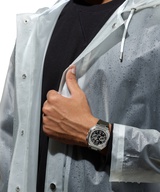 Men's watch / unisex  BELL & ROSS, BR 05 Chrono Black Steel / 42mm, SKU: BR05C-BLC-ST/SRB | watchapproach.com
