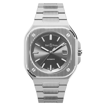 Men's watch / unisex  BELL & ROSS, BR 05 Artline / 40mm, SKU: BR05A-BL-GLST/SST | watchapproach.com
