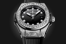 Ladies' watch  HUBLOT, Big Bang One Click Steel Pave / 33mm, SKU: 485.SX.1270.RX.1604 | watchapproach.com