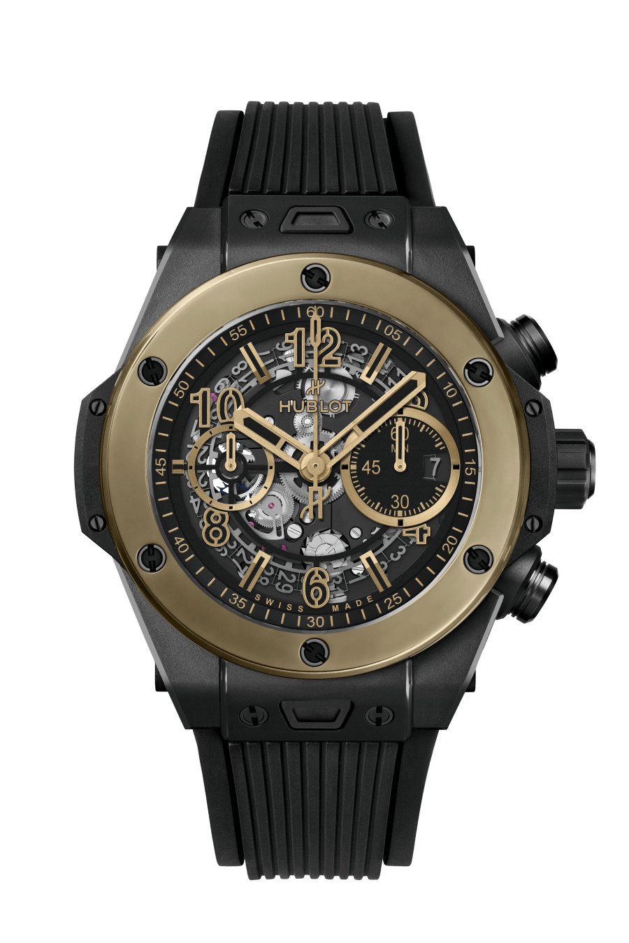 Men's watch / unisex  HUBLOT, Big Bang Unico Ceramic Magic Gold / 44mm, SKU: 421.CM.1130.RX | watchapproach.com