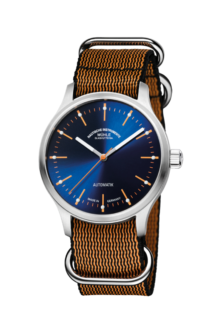 Men's watch / unisex  MÜHLE-GLASHÜTTE, Panova Blue / 40mm, SKU: M1-40-72-NB-III | watchapproach.com