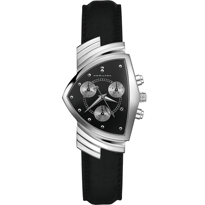 Men's watch / unisex  HAMILTON, Ventura Chrono Quartz / 32.3mm x 50.3mm, SKU: H24412732 | watchapproach.com
