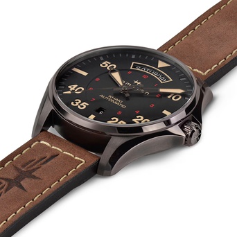 Men's watch / unisex  HAMILTON, Khaki Aviation Day Date Auto / 42mm, SKU: H64605531 | watchapproach.com